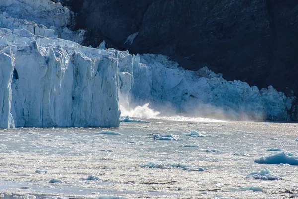 Pohled Ledovec Svalbard — Stock fotografie