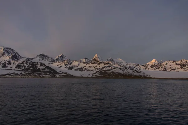 South Georgia Morning Landscape — Stock Photo, Image