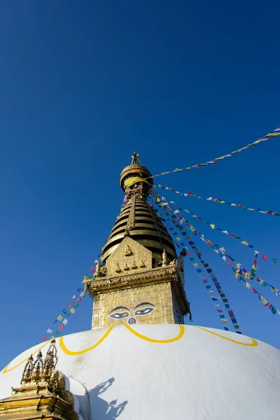 Swayambhunath Крупним Планом Подання — стокове фото
