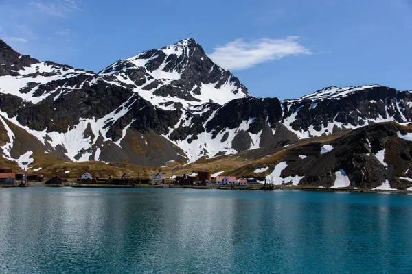 Grytviken Alte Walfangstation Auf Südgeorgien — Stockfoto