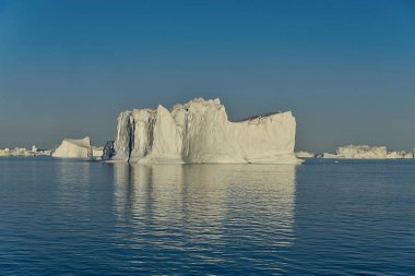 Güzel bir Grönland buz Dağı manzarası