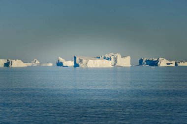 Güzel bir Grönland buz Dağı manzarası