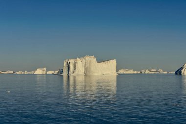 Güzel bir Grönland buz Dağı manzarası