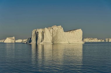 Güzel bir Grönland buz Dağı manzarası