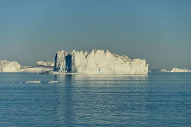 Güzel bir Grönland buz Dağı manzarası