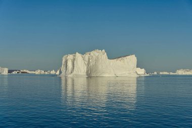 Güzel bir Grönland buz Dağı manzarası