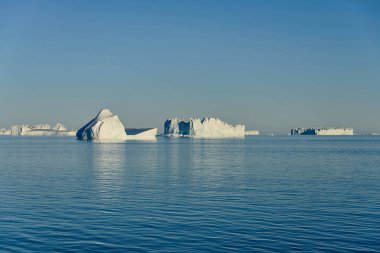Güzel bir Grönland buz Dağı manzarası