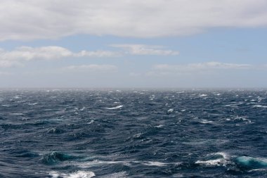 Gündüz güzel fırtınalı denizde