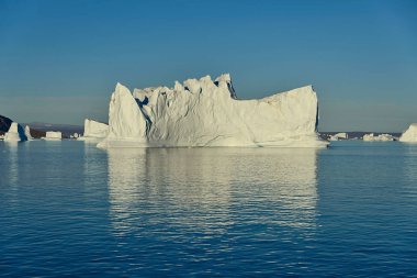 Güzel bir Grönland buz Dağı manzarası