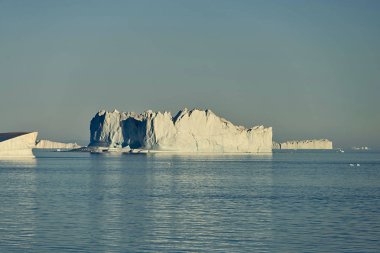 Güzel bir Grönland buz Dağı manzarası
