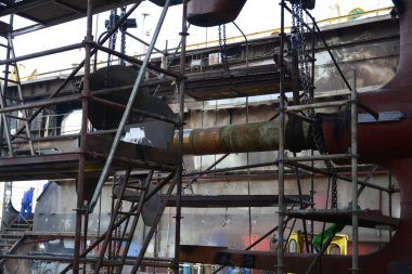 Geminin pervane yükleme işlemi 