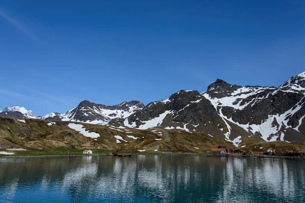 Grytviken Alte Walfangstation Auf Südgeorgien — Stockfoto