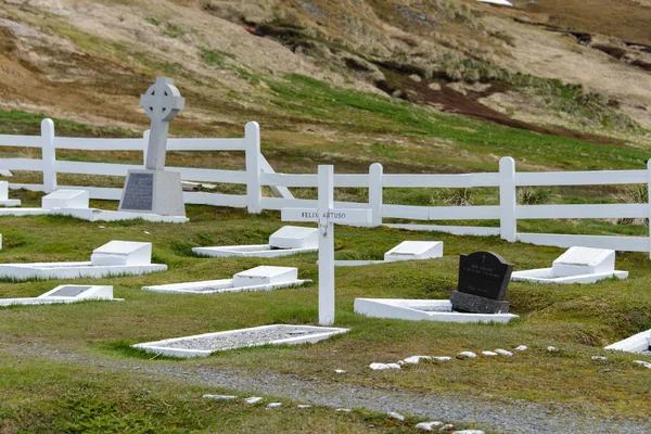 사우스 조지아에 Grytviken에 Cemetry — 스톡 사진