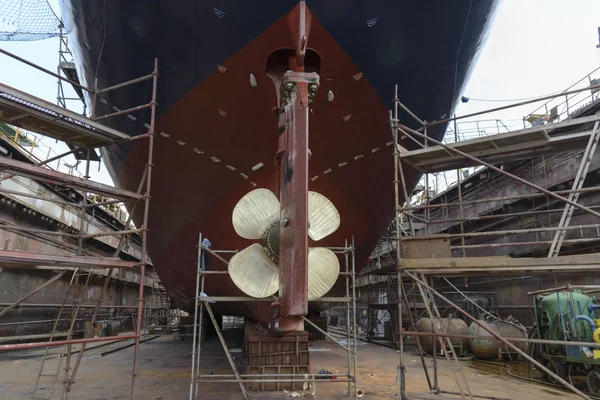 Hélice Del Barco Vista Detalles — Foto de Stock