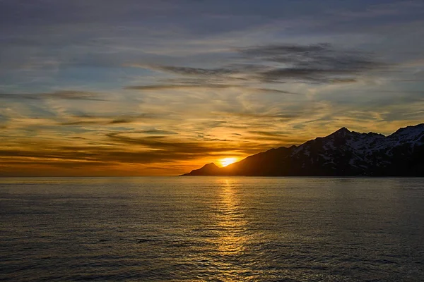 Sydgeorgien Morgon Landskap — Stockfoto