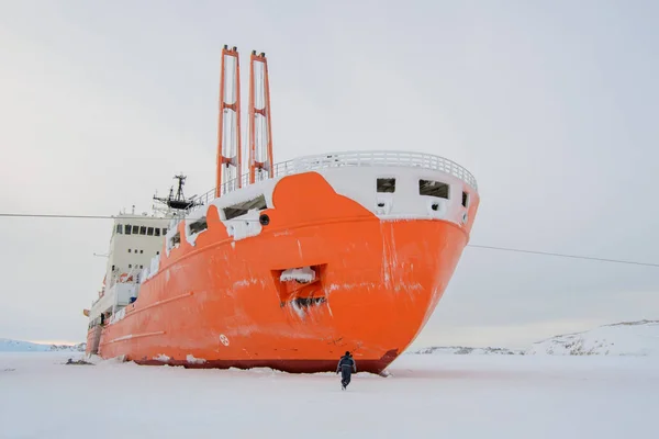 Nave Expedición Hielo — Foto de Stock