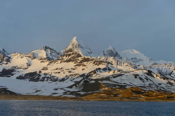 Zuid Georgië Ochtend Landschap — Stockfoto