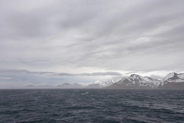 Südgeorgien Morgenlandschaft — Stockfoto