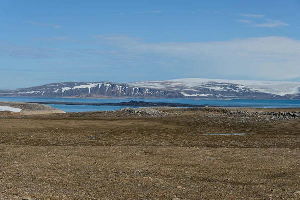 Arktiska Landskapet Svalbard — Stockfoto
