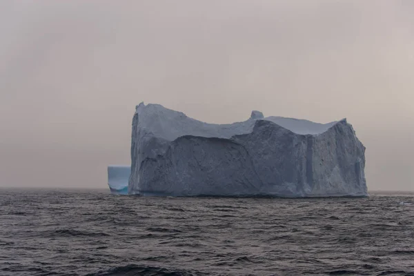 Bella Vista Sul Paesaggio Con Iceberg — Foto Stock