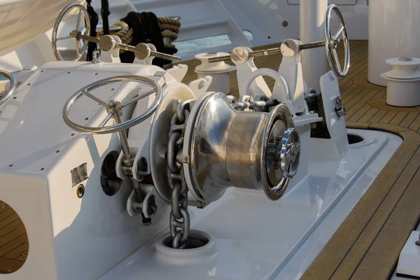 Mooring Gear Yacht — Stock Photo, Image