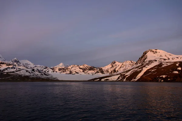 Sydgeorgien Morgon Landskap — Stockfoto