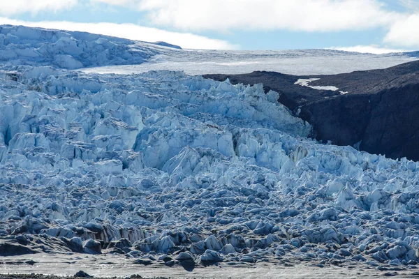 斯瓦尔巴冰川景观 — 图库照片