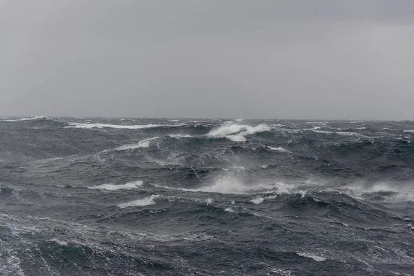 Bellissimo Mare Tempestoso Giorno — Foto Stock