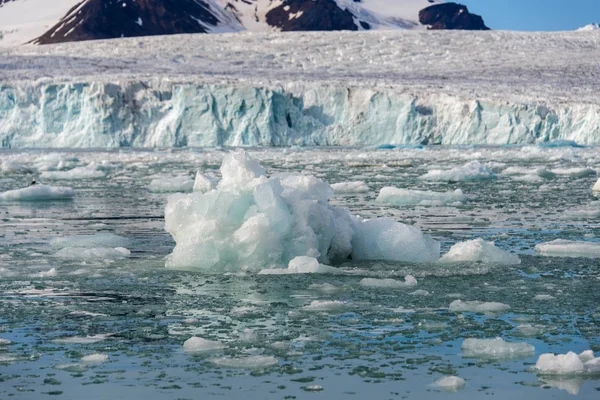 斯瓦尔巴的北极景观 — 图库照片