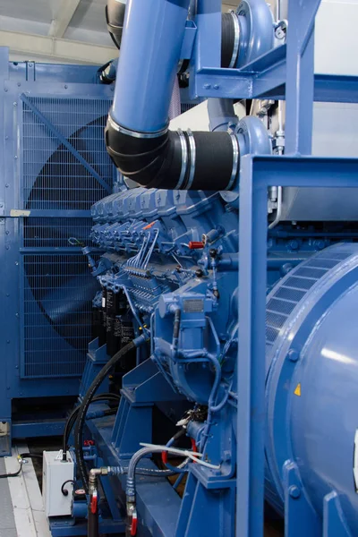 Dieselgenerator Nahsicht — Stockfoto