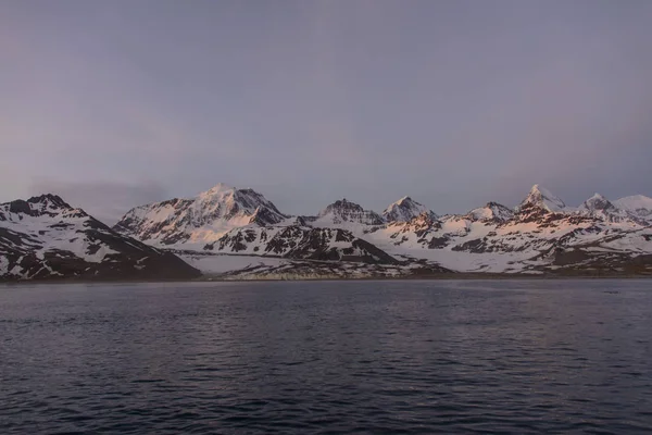 Sydgeorgien Morgon Landskap — Stockfoto