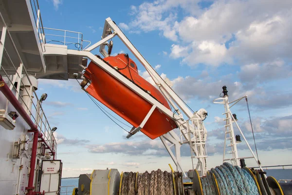 Freier Fall Rotes Boot — Stockfoto