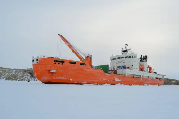 Nave Expedición Hielo — Foto de Stock