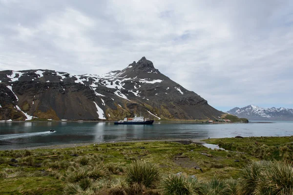 Grytviken Alte Walfangstation Auf Südgeorgien — Stockfoto