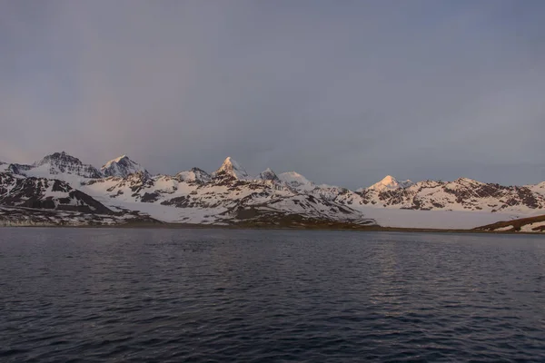 South Georgia Morning Landscape — Stock Photo, Image