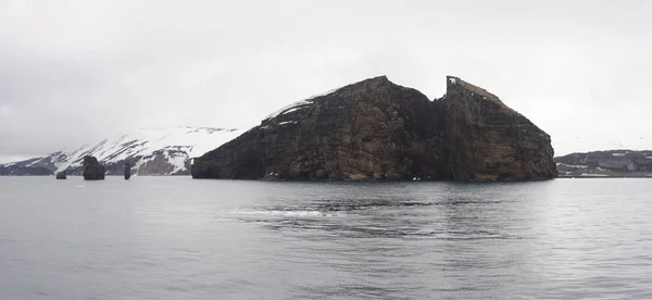 Rochers Sur Île Tromperie Antarctique — Photo