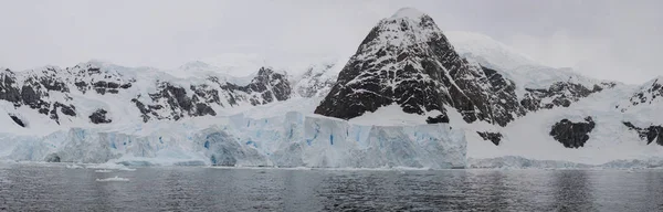 Vista Glaciar Antártida — Fotografia de Stock