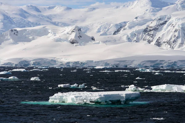 Paesaggio Antartico Con Iceberg — Foto Stock