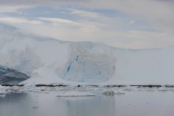 Vue Glacier Antarctique — Photo