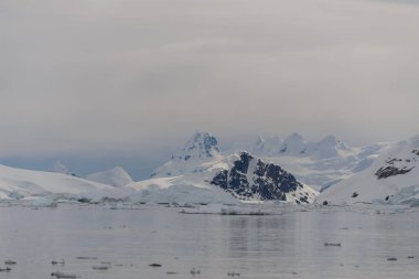 Antarktika'daki buzul görünümünü
