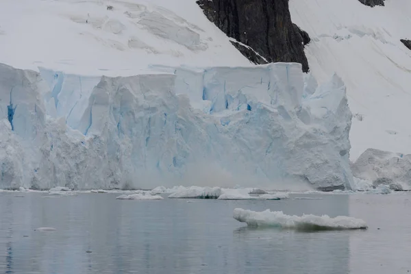 Vista Del Glaciar Antártida — Foto de Stock