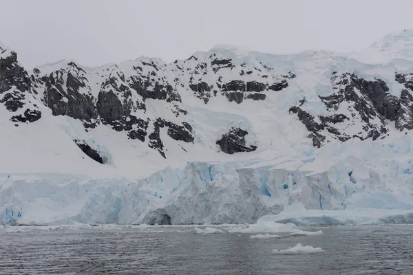 Vue Glacier Antarctique — Photo