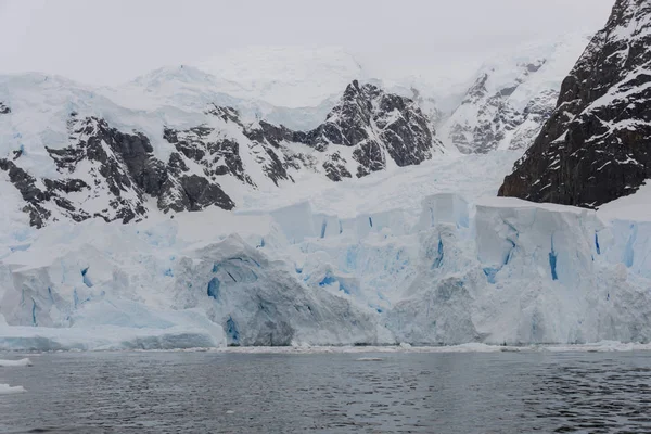 Widok Lodowiec Antarktydzie — Zdjęcie stockowe