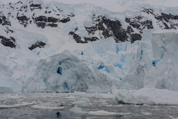 Vista Del Glaciar Antártida — Foto de Stock