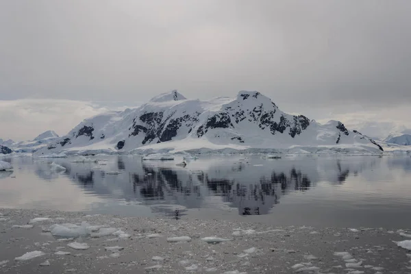 Widok Piękny Krajobraz Antarktyki — Zdjęcie stockowe