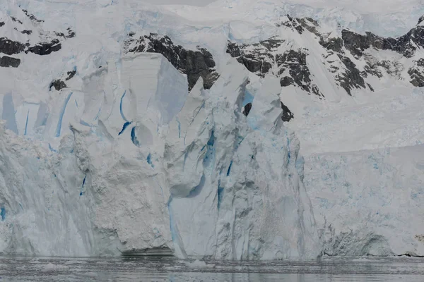 Vista Del Glaciar Antártida — Foto de Stock