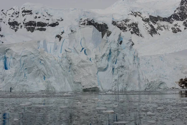 Vue Glacier Antarctique — Photo