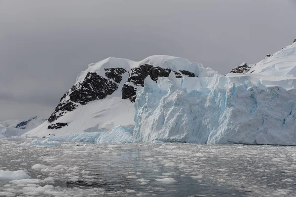 Vista Del Glaciar Antártida — Foto de Stock