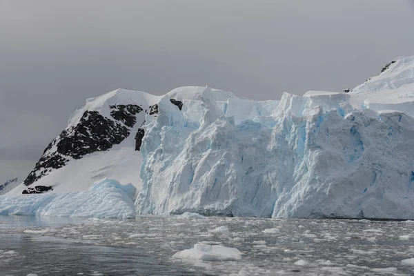 Θέα Στον Παγετώνα Της Ανταρκτικής — Φωτογραφία Αρχείου