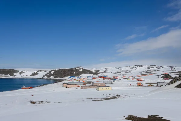 Bellingshausen Estación Investigación Antártica Rusa Isla King George —  Fotos de Stock